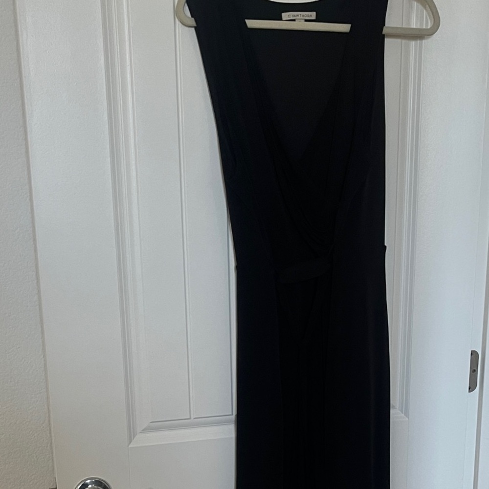 41 Hawthorn Classic Black Midi Dress